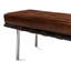 Banc rembourré en cuir véritable Prince Albert-39500727