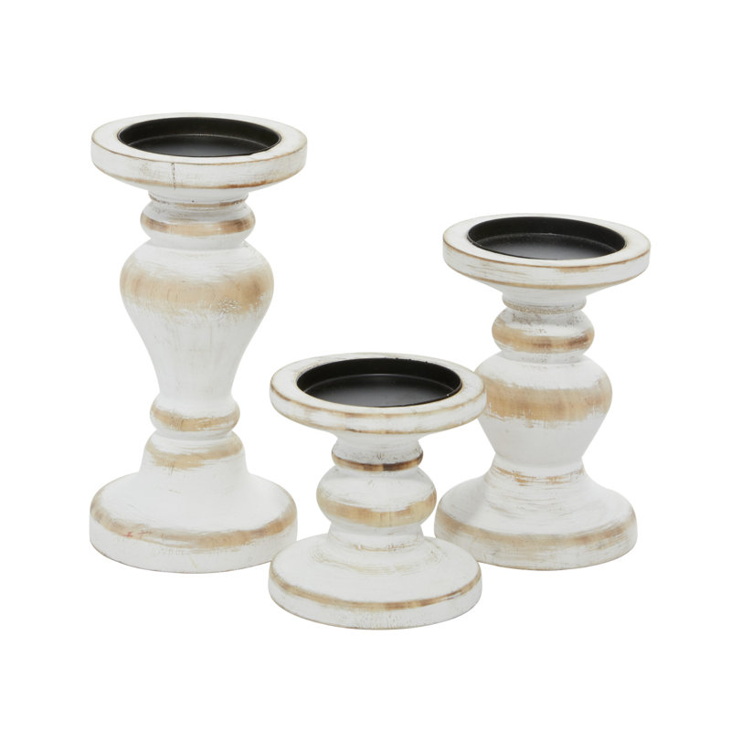 Ensemble de porte-bougie 3 pièces