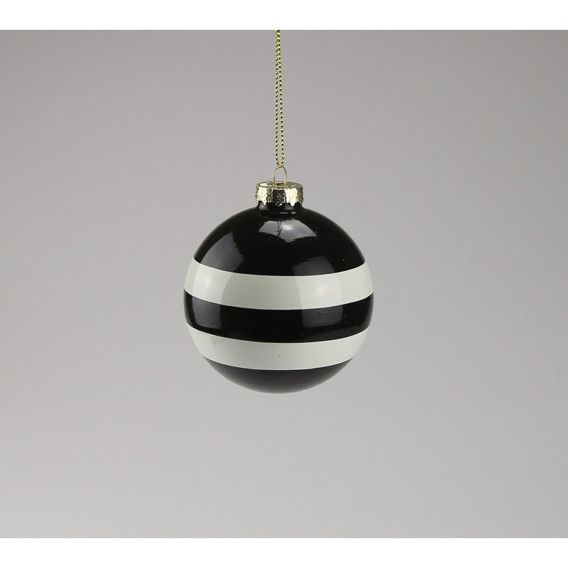 8cm Glass Christmas Tree Baubles