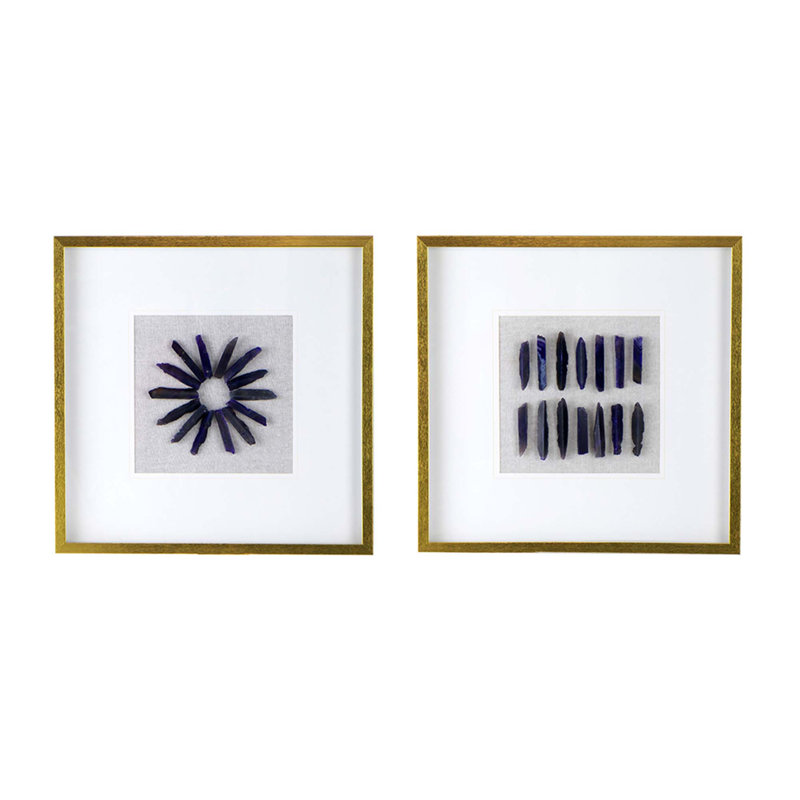 Ensemble de 2 boîtes murales Grace Agate Shadow Boxes
