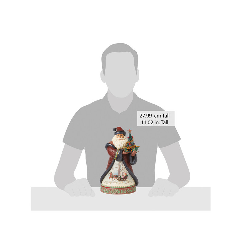 Figurine de père Noël traîneau 11,02 po Jim Shore Heartwood Creek