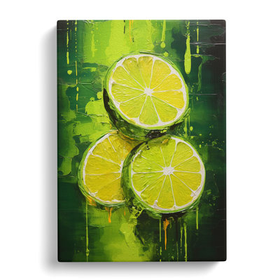 Sliced Lime Gestural No.2 - Print