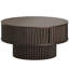 Table basse ronde 31,5 "avec rangement nervuré-129765868