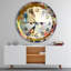 Les gens et le temps, aquarelle acrylique - horloge murale moderne-91625614
