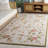 Kinchen Hand Hooked Wool Floral Rug-21305101-130772623