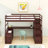 Ginnette 7 Drawer Loft Bed with Built-in-Desk by Harriet Bee-793534852-740430324