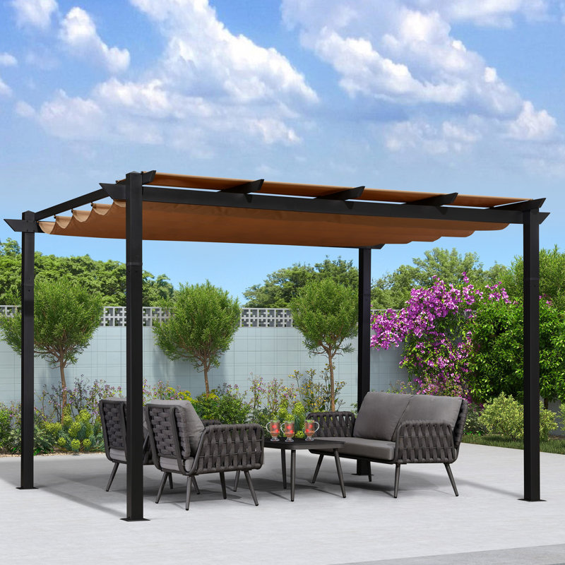 Aluminium Pergola, 13.1ftx 9.8ft