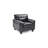 Moran Faux Leather Armchair-207826074
