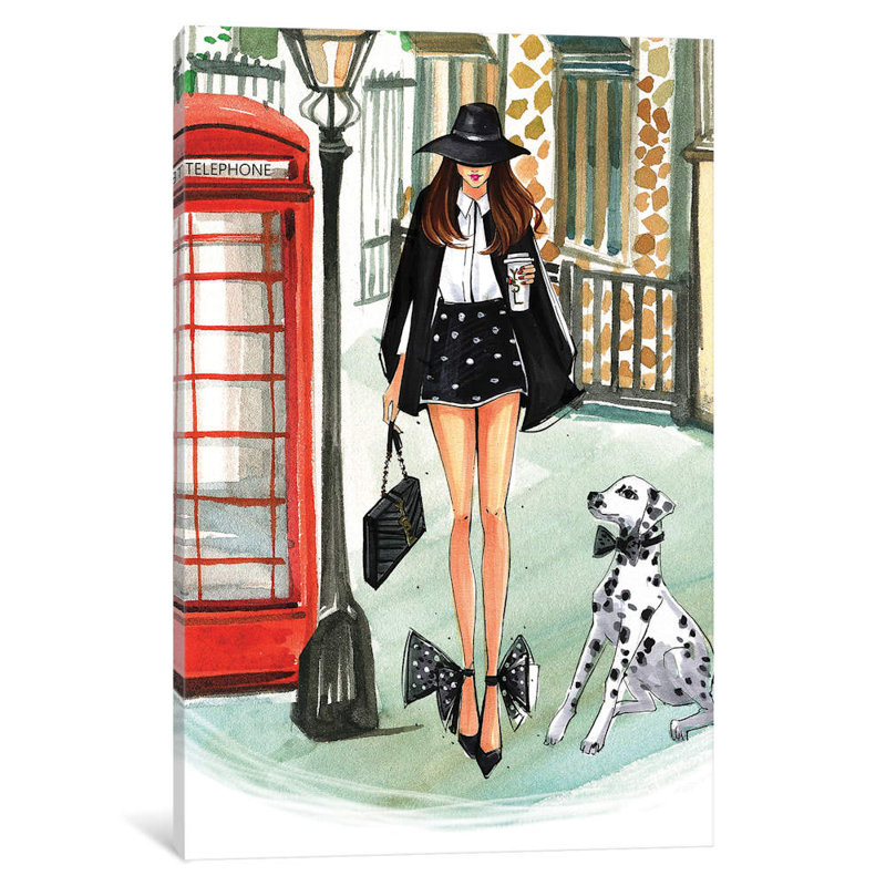 Black And White Monday II by Rongrong DeVoe - Wrapped Canvas Print, 101.6 cm H x 66.04 cm W x 1.91 cm D