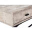 Bureau d'ordinateur, bureau personnel, ordinateur portable, tiroirs de rangement, L 48 po, bureau, stratifié brun, métal noir, contemporain-1466540772