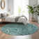 Premium Machine Washable Cerrito Teal Rug