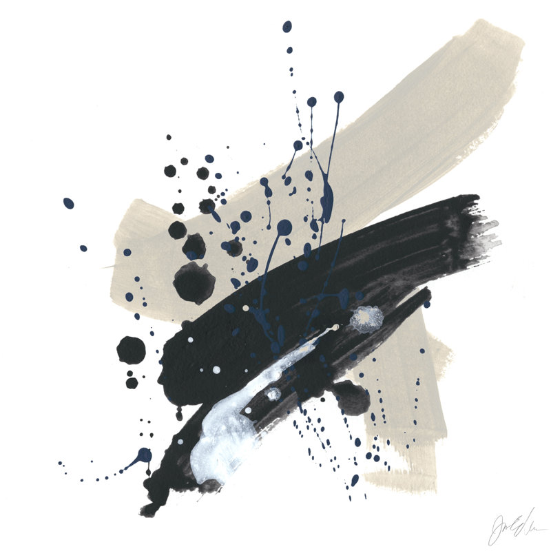 Kanji II by June Erica Vess - Wrapped Canvas Painting, 122cm H x 122cm W