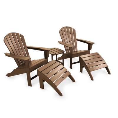 POLYWOOD South Beach Adirondack 5-Piece Set