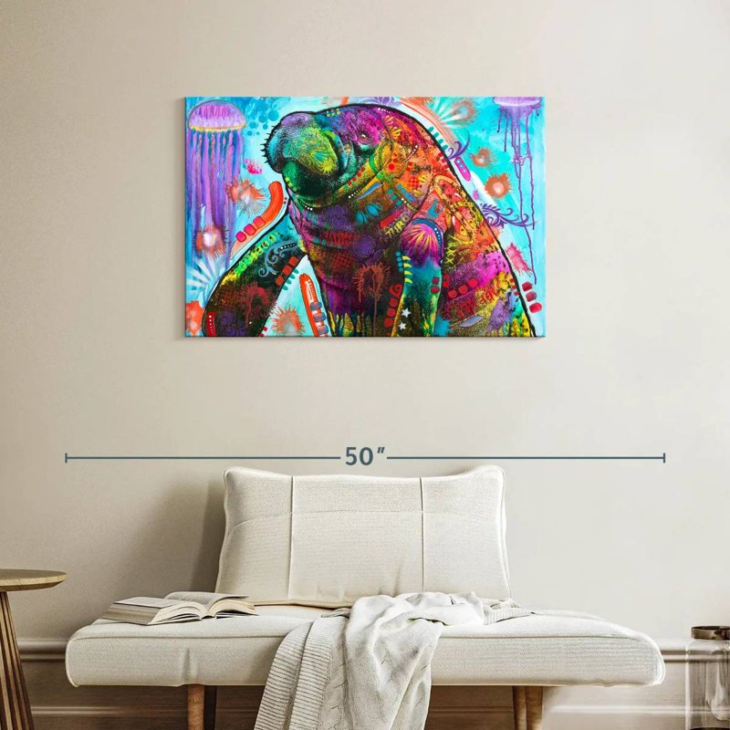 Manatee, 24" H x 36" W
