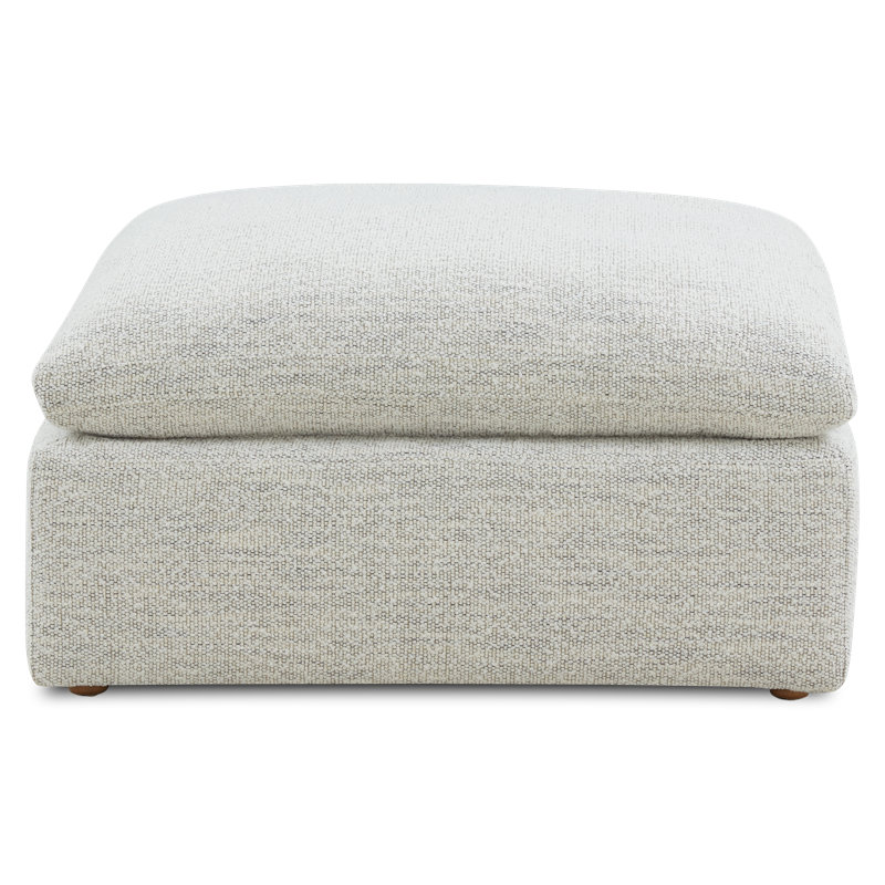Armand Performance Fabric Ottoman, Light Gray Livesmart®