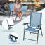 Ensemble de 4 chaises de patio pliantes Antiwan-641154363