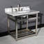 Comptoir de meuble-lavabo en laiton Kingston Templeton
