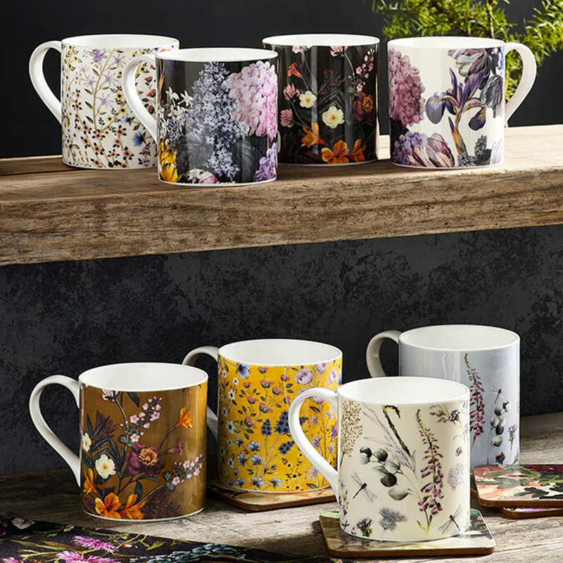 Bone China Latte Mug