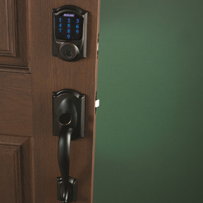 Camelot Single Cylinder Smart Deadbolt with Z-Wave Technology