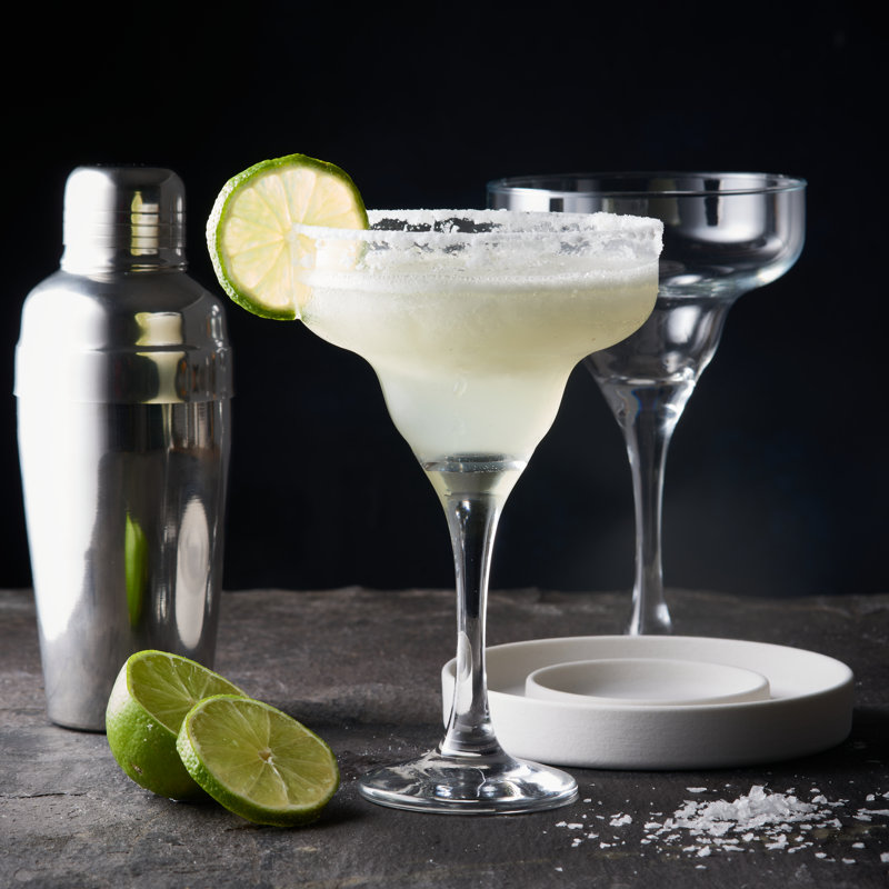 Entertain 295ml Stainless Steel Margarita Glass Set