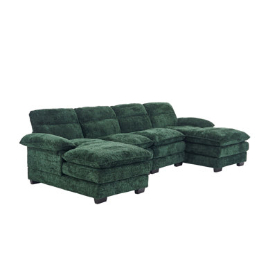 U-Shaped Sofa, Modular Upholstered Sofa