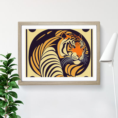Tiger Vol.2 Abstract - Single Picture Frame Print