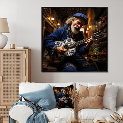 " Judaism Sephardic Guitar Player "