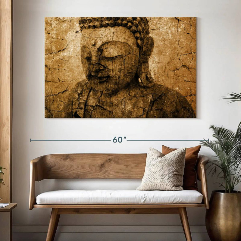Adella Old Buddha, 34" H x 51" W