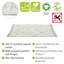 Adarra Cotton Non-Slip Bath Mat
