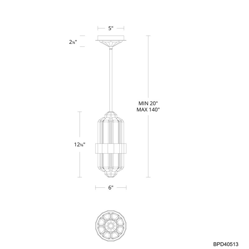 Silo 1 - Light LED Pendant, Black
