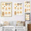Boho Dreamtime Moon and Clouds I - Art mural moderne sur toile géométrique-817504361-817504365
