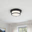 Plafonnier encastré noir mat 13 po 2 lumières Candiss-95134891
