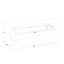 Banc de rangement rembourré Amsi-753005872