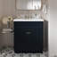 Ariel Abell 30 po Meuble-lavabo avec comptoir en quartz blanc Carrara-111289446