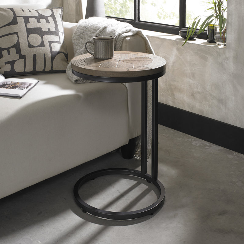 Arellano-Medrano Frame End Table, Weathered Ash, Grey