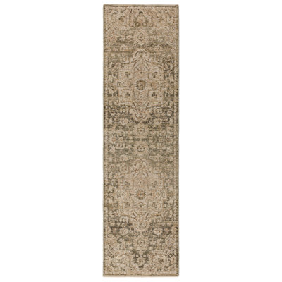 Madeleine Serapi Vintage Green Area Rug