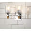 Vetiver 2 Light Vanity Light In Silver With Gold Accents-1309171259