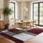 Carius Performance Floral Gray/Blue/Black/White Area Rug – Modern Floral Design, Living Room, Bedroom, Dining Room, Durable & Easy to Clean Carpet-205577332