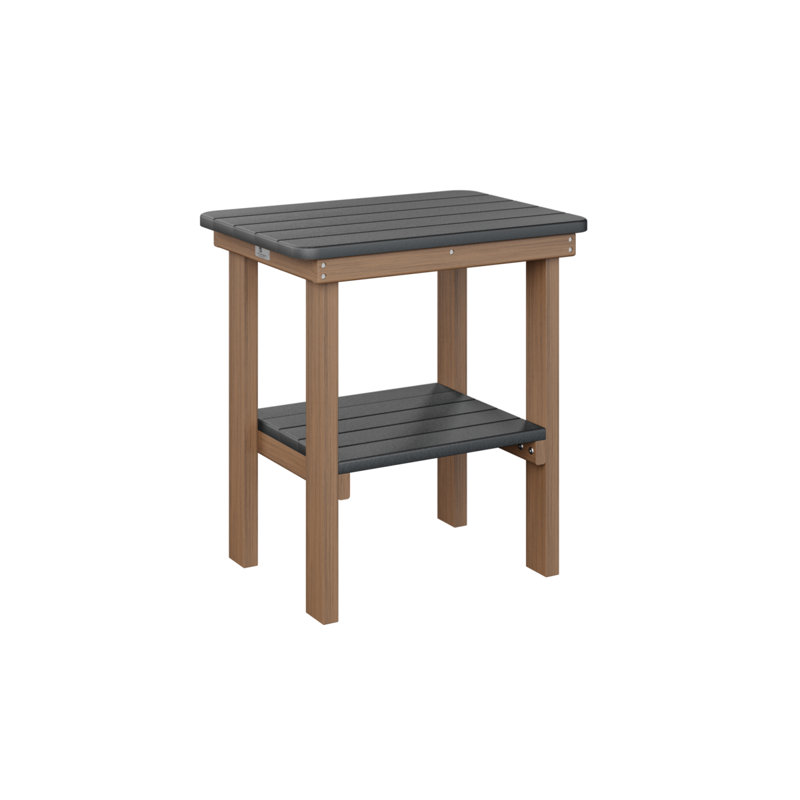 Berlin Gardens Rectangular End Dining Table, Antique Mahogany, Black
