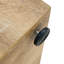 Table d'appoint avec texture transparente, 12,09 po x 12,09 po x 19,24 po, pour un design délicat à la maison,