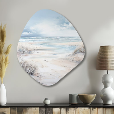 Pullen - Coastal Beach Sand Nebula Shape Metal Wall Sculpture