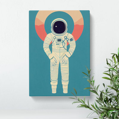 Astronaut Pop Art No.6 - Wrapped Canvas