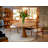 Provence 54" Round Dining Table in Natural Brown