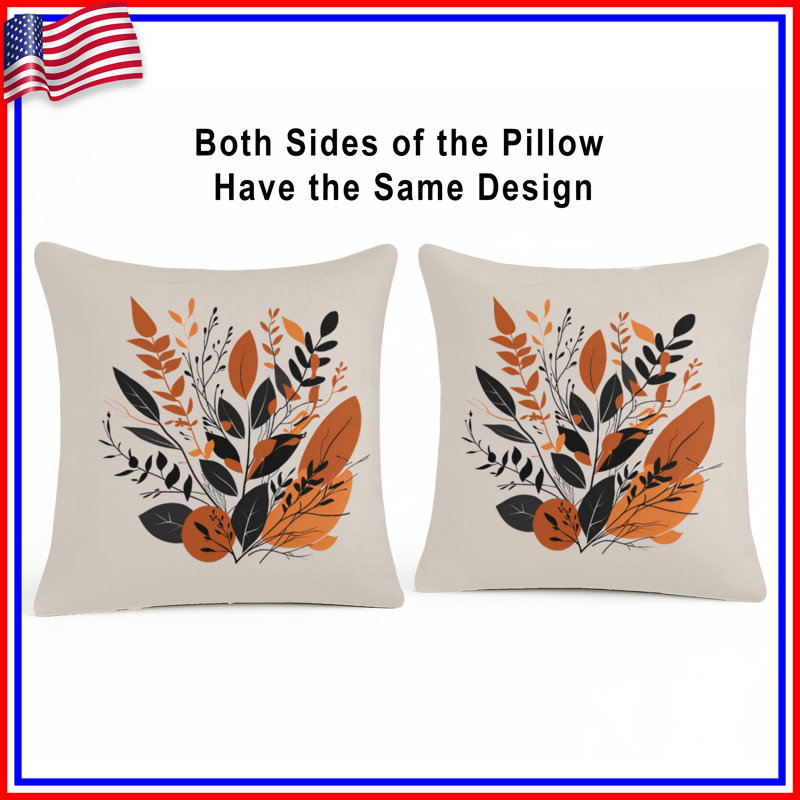Coussin Leaves, 18 x 18 pouces