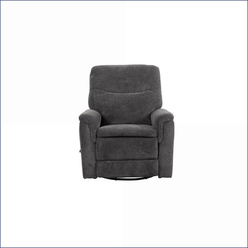 Fauteuils inclinables | Fauteuil inclinable manuel pivotant Cozy | Bronze industriel | Polyester Microber