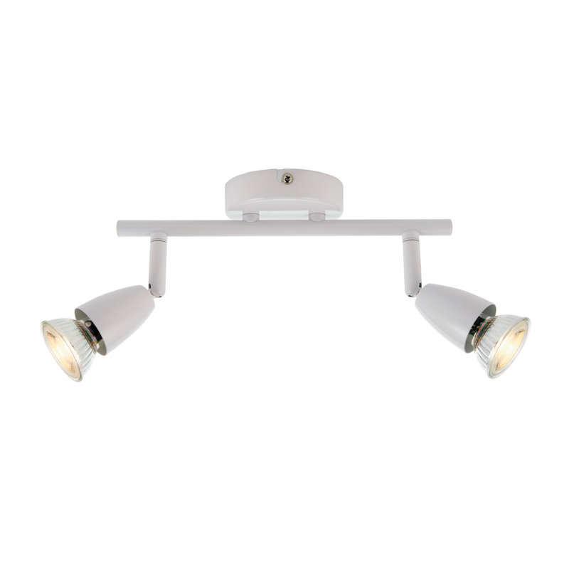 Eichler Flush Mount, Gloss White Paint