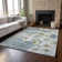 Premium Machine Washable Prisco Blue Rug