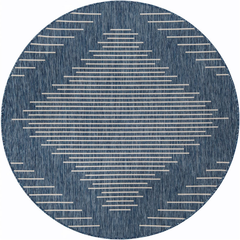 Wallington Geometric Indoor Rug, Round 3'3"
