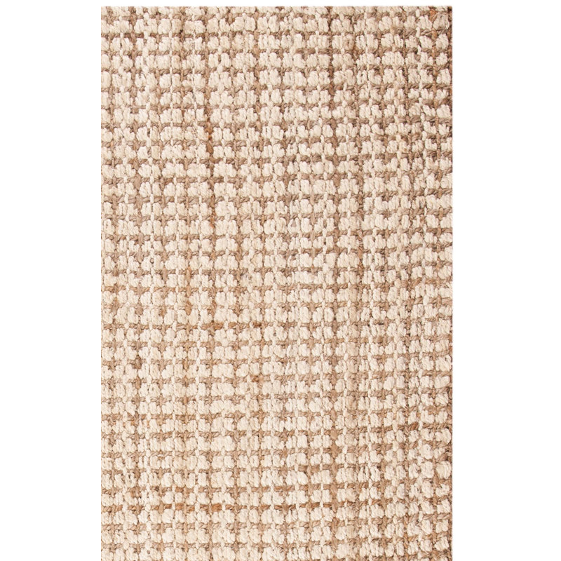Tressie Hand-Woven Stain Resistant Jute Area Rug, Rectangle 4' x 6'