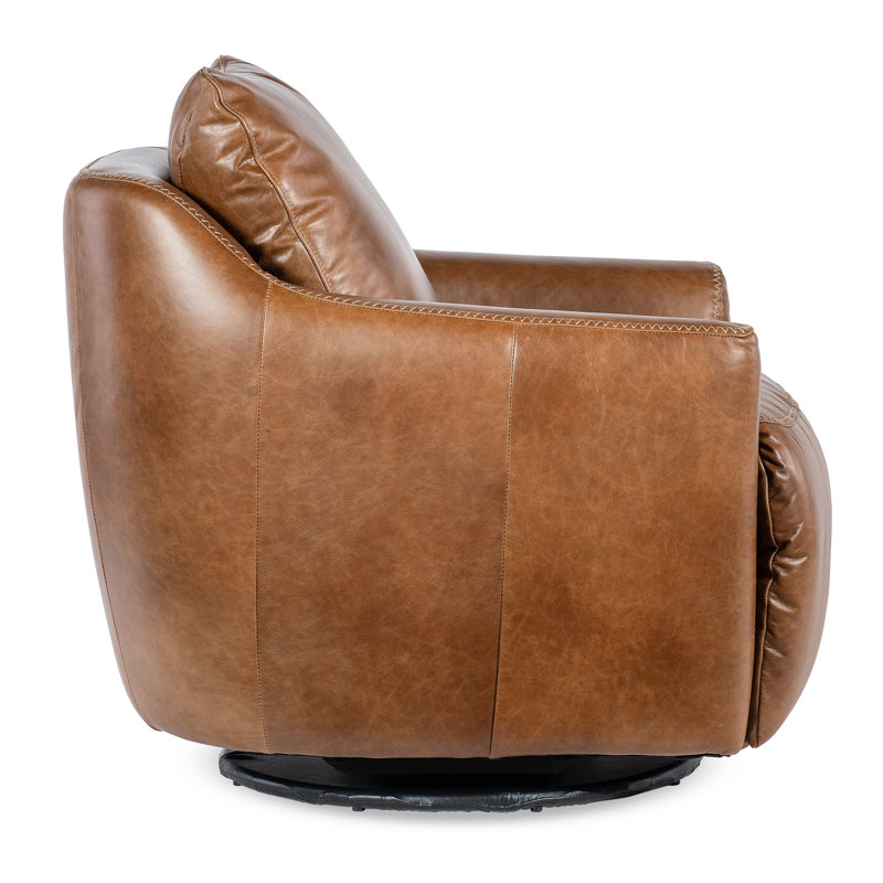Beau Leather Swivel Recliner